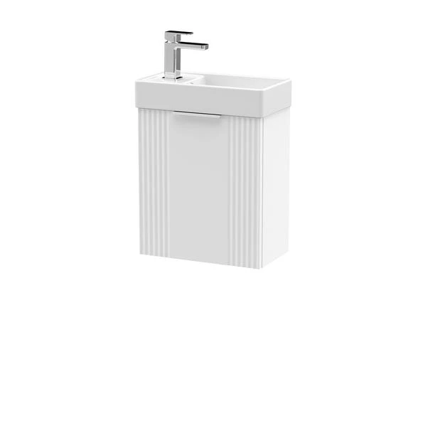 Deco Compact Wall Mounted Vanity Unit With Basin 9 Deco Compact Wall Mounted Vanity Unit With Basin - Image 9