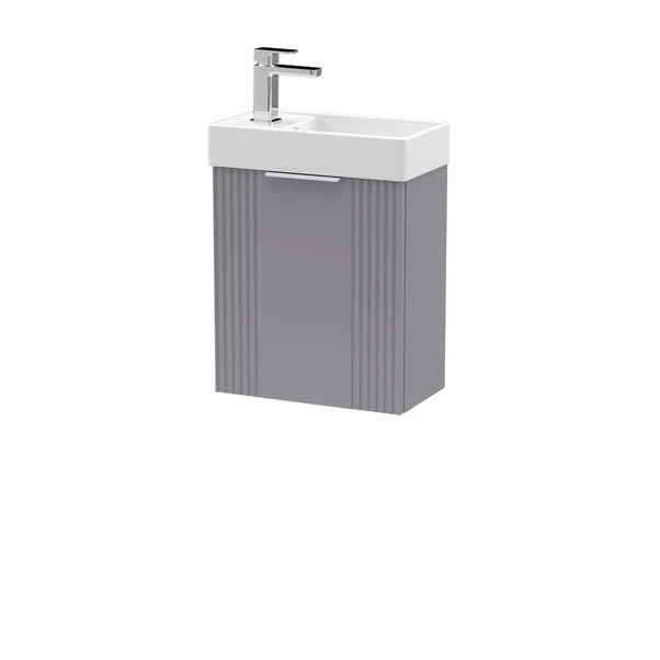 Deco Compact Wall Mounted Vanity Unit With Basin 7 Deco Compact Wall Mounted Vanity Unit With Basin - Image 7