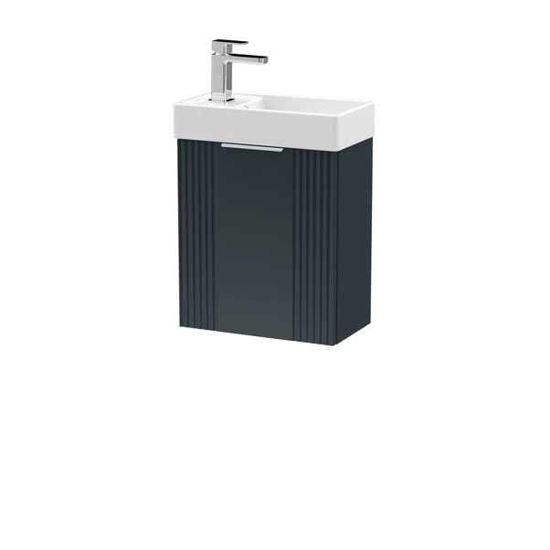 Deco Compact Wall Mounted Vanity Unit With Basin 3 Deco Compact Wall Mounted Vanity Unit With Basin - Image 3