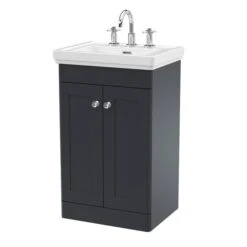 Classique Floor Standing 2 Door Vanity Unit With Basin -Furniture Sale Store 30910492
