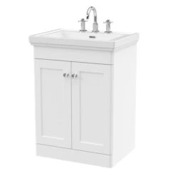 Classique Floor Standing 2 Door Vanity Unit With Basin -Furniture Sale Store 30910493