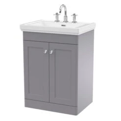 Classique Floor Standing 2 Door Vanity Unit With Basin -Furniture Sale Store 30910494