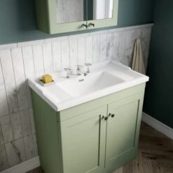 Classique Floor Standing 2 Door Vanity Unit With Ceramic Basin 26 Classique Floor Standing 2 Door Vanity Unit With Ceramic Basin -Furniture Sale Store 30910526 alt04