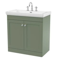 Classique Floor Standing 2 Door Vanity Unit With Basin -Furniture Sale Store 30910613