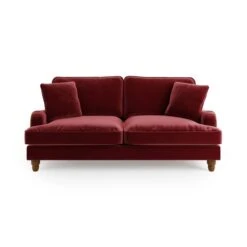 Beatrice Matte Velvet 3 Seater Double Sofa Bed -Furniture Sale Store 30910967 alt07
