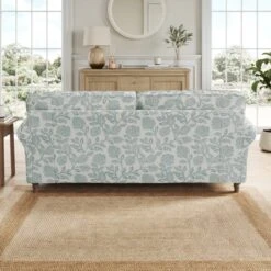 Flori Woven Floral Fabric 3 Seater Sofa -Furniture Sale Store 30911182 alt02