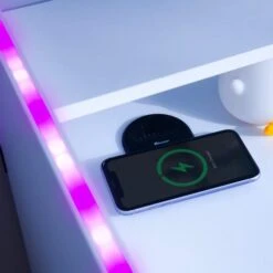 X Rocker Electra Desk With Wireless Charging And LED Lights -Furniture Sale Store 30911228 alt04