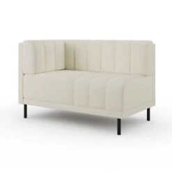 Amali Corner Dining Bench, Boucle -Furniture Sale Store 30912418 alt05