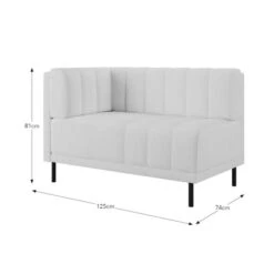 Amali Corner Dining Bench, Boucle -Furniture Sale Store 30912418 alt09