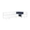 Amali Corner Dining Bench, Boucle