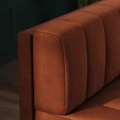 Amali Long Dining Bench, Matte Plush Velvet -Furniture Sale Store 30912451 alt02