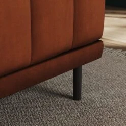 Amali Long Dining Bench, Matte Plush Velvet -Furniture Sale Store 30912451 alt03