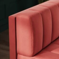 Amali Long Dining Bench, Matte Plush Velvet -Furniture Sale Store 30912453 alt02