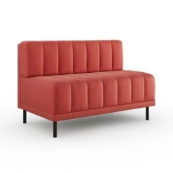 Amali Long Dining Bench, Matte Plush Velvet -Furniture Sale Store 30912453 alt05