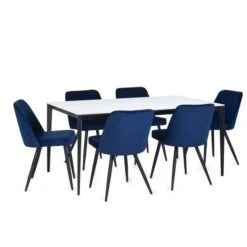 Miami 4 Seater Rectangular Dining Table, Stone -Furniture Sale Store 30914234 alt03