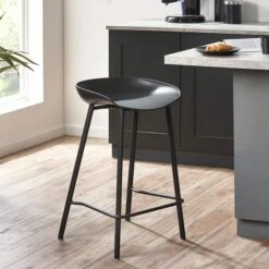 Renzo Set Of 2 Bar Stools, Metal -Furniture Sale Store 30914248