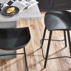 Renzo Set Of 2 Bar Stools, Metal -Furniture Sale Store 30914248 alt06