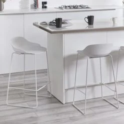 Rocco Set Of 2 Bar Stools, Metal -Furniture Sale Store 30914254 alt01