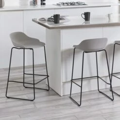 Rocco Set Of 2 Bar Stools, Metal -Furniture Sale Store 30914255 alt01
