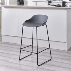 Rocco Set Of 2 Bar Stools, Metal