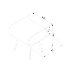 Auckland Side Table -Furniture Sale Store 30915143 alt09