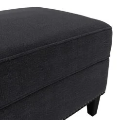 Atticus Footstool, Linen Blend -Furniture Sale Store 30916360 alt03