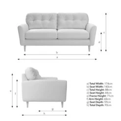 Sven Opulent Velvet 3 Seater Sofa -Furniture Sale Store 30922679 alt09