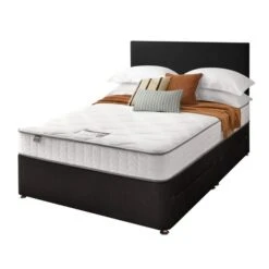 Silentnight Divan Bed With Fabric Paris Headboard -Furniture Sale Store 30922926 alt02