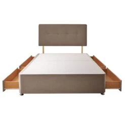 Silentnight Divan Bed With Francisco Velvet Headboard -Furniture Sale Store 30923004 alt04