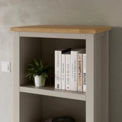 Olney Narrow Bookcase, Stone -Furniture Sale Store 30924859 alt03