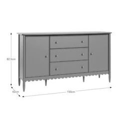 Remi Scalloped Large Sideboard -Furniture Sale Store 30925265 alt09