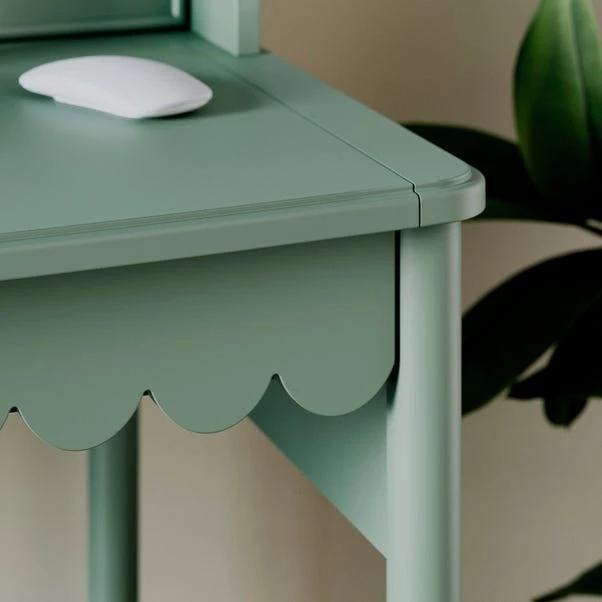 Remi Scalloped Small Step Up Desk 5 Remi Scalloped Small Step Up Desk - Image 5