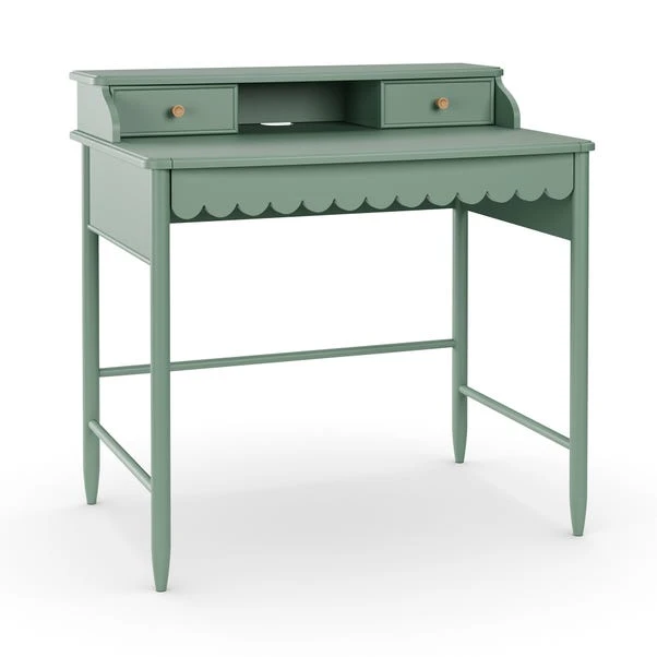 Remi Scalloped Small Step Up Desk 6 Remi Scalloped Small Step Up Desk - Image 6