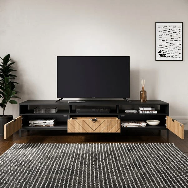 Nixon Extra Wide TV Unit For TVs Up To 80" 2 Nixon Extra Wide TV Unit For TVs Up To 80" - Image 2