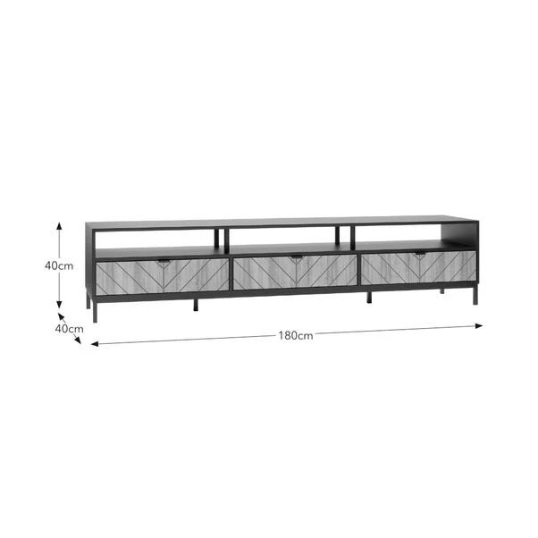 Nixon Extra Wide TV Unit For TVs Up To 80" 7 Nixon Extra Wide TV Unit For TVs Up To 80" - Image 7