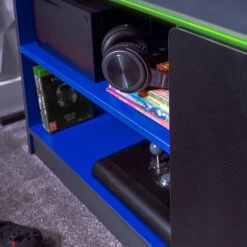 X Rocker Carbon Tek TV Media Cabinet With Neo Fibre LED For TVs Up To 42" -Furniture Sale Store 30927175 alt02