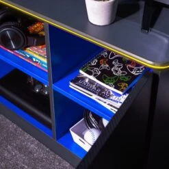 X Rocker Carbon Tek TV Media Cabinet With Neo Fibre LED For TVs Up To 42" -Furniture Sale Store 30927175 alt04