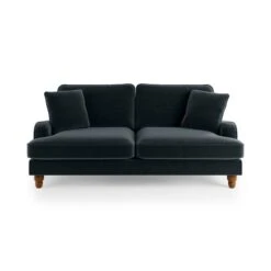 Beatrice Matte Velvet 3 Seater Double Sofa Bed -Furniture Sale Store 30927532 alt06