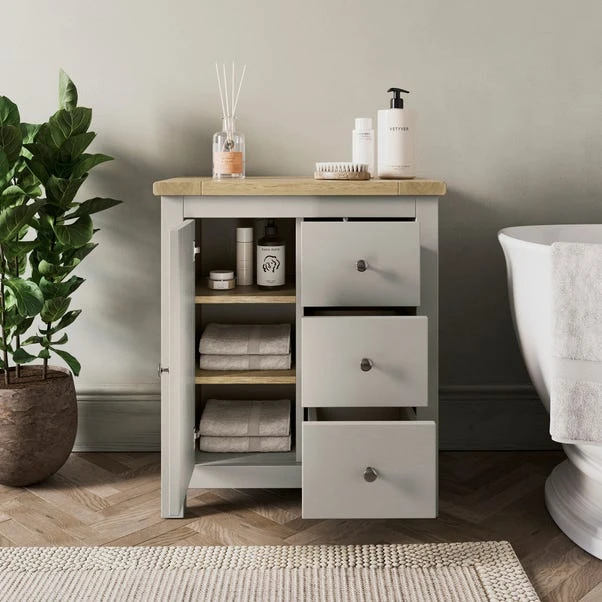 Olney 3 Drawer Bathroom Cabinet 2 Olney 3 Drawer Bathroom Cabinet - Image 2