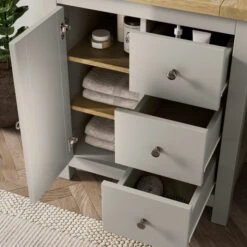 Olney 3 Drawer Bathroom Cabinet 9 Olney 3 Drawer Bathroom Cabinet -Furniture Sale Store 30928075 alt02