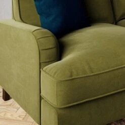 Beatrice Velvet Olive Corner Sofa -Furniture Sale Store 30931697 alt03