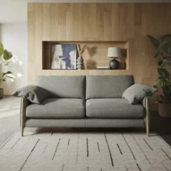 Hector Tonal Plush Chenille 4 Seater Sofa -Furniture Sale Store 30934921