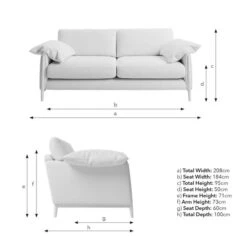 Hector Tonal Plush Chenille 4 Seater Sofa -Furniture Sale Store 30934929 alt09