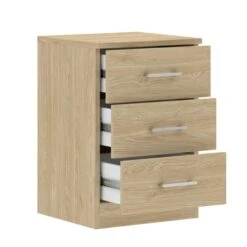 Harmony Foster 3 Drawer Bedside Table -Furniture Sale Store 30935447 alt03