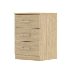 Harmony Foster 3 Drawer Bedside Table -Furniture Sale Store 30935447 alt04