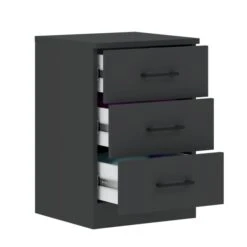 Harmony Foster 3 Drawer Bedside Table -Furniture Sale Store 30935471 alt04