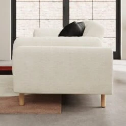 Newton Chunky Tonal Weave 4 Seater Sofa -Furniture Sale Store 30935631 alt01