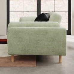 Newton Chunky Tonal Weave 4 Seater Sofa -Furniture Sale Store 30935637 alt01