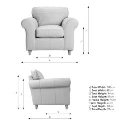 Flori Vintage Leather Armchair -Furniture Sale Store 30937900 alt09