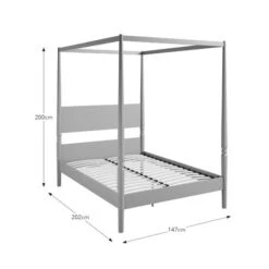 Pip 4 Poster Wooden Bed Frame -Furniture Sale Store 30948493 alt06